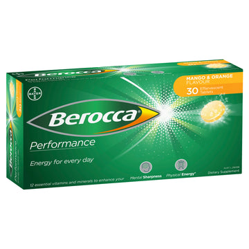 Berocca Perform Mng/Org Eff 30Tab