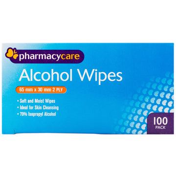 Phcy Care Alcohol Wipes 100Pk