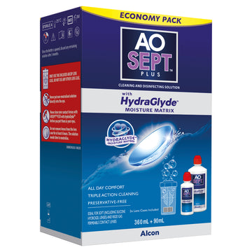 Aosept Plus Hydraglyde Eco 360+ 90Ml