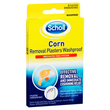 Scholl Corn Remov Plast Wash/P