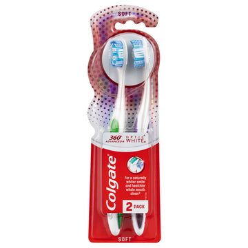 Colgate Optic White Platinum Sft T/B 2Pk