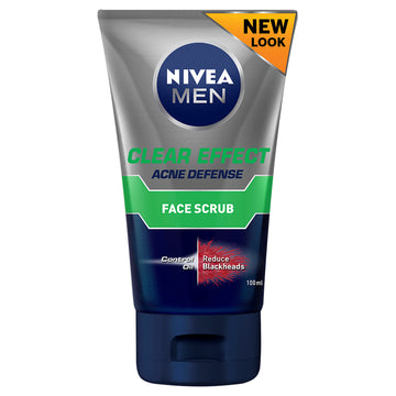 Nivea Men Clear Effect Scrub 100Ml