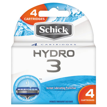 Schick Hydro 3 Refill Cart 4Pk