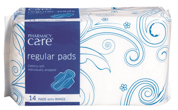 Phcy Care Regular Pads 14Pk