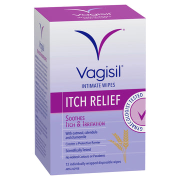 Vagisil Anti Itch Med Wipes 12Pk