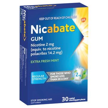 Nicabate Ex /Frsh Gum 2Mg 30Pk