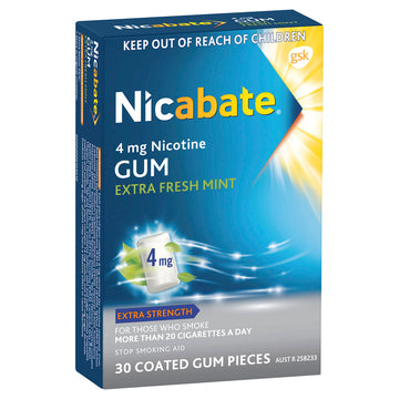 Nicabate Ex /Frsh Gum 4Mg 30Pk