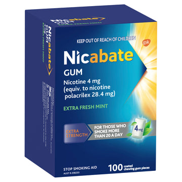 Nicabate Ex /Frsh Gum 4Mg 100Pk