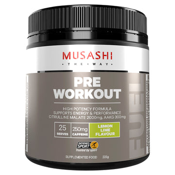 Musashi Pre W/Out Lem Lime 225G