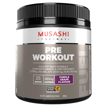 Musashi Pre W/Out Grape 225G