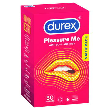 Durex Pleasure Me Condom 30Pk