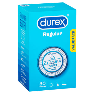 Durex Regular Condom 30Pk