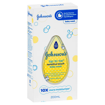 J&J Baby Sens Tch Wash 200Ml