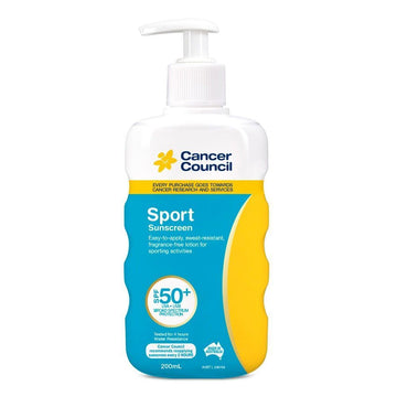 Cancer Council Sport Spf50+ Pump 200Ml