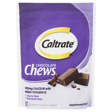 Caltrate Soft Chews Choc 60Tab