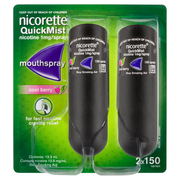 Nicorette Q/Mist Berry Spry Duo 13.2Ml