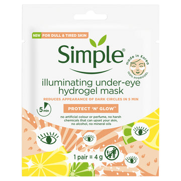 Simple Under Eye H/Gel Mask Brighten 4G