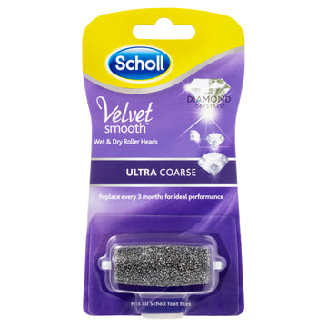 Scholl Velvet Smooth Wet & Dry Roller Head Ultra Coarse 1 Each