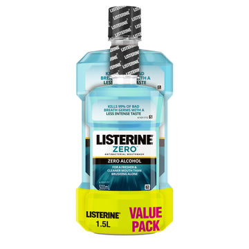 Listerine Zero M/Wsh Zero 1L + 500Ml