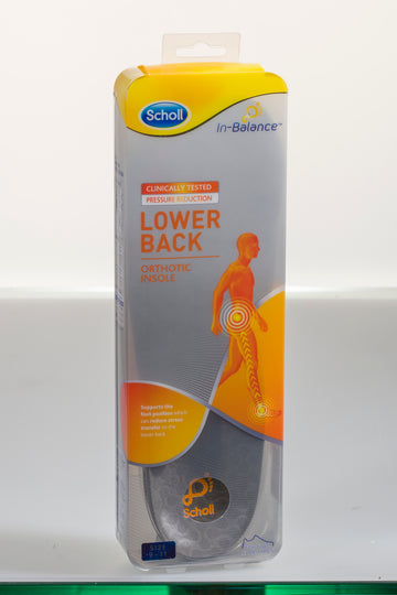 Scholl In-Balance Lower Back Orthotic Insole Large 1 Pair