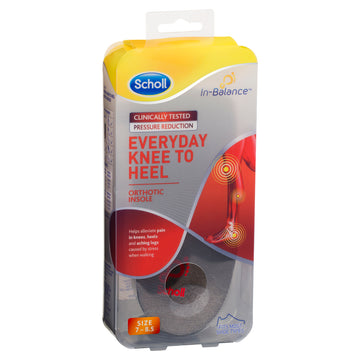 Scholl Knee To Heel Insole Med