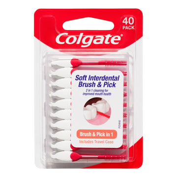 Colgate Interdental Pick T/B 40Pk