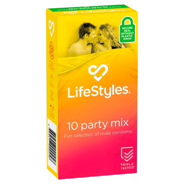 L/Styles Party Mix Condom 10Pk