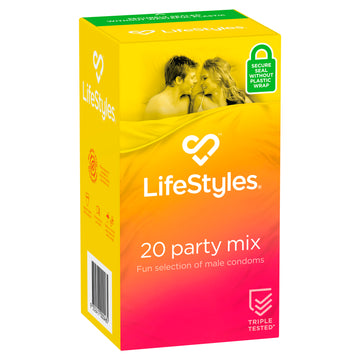 L/Styles Party Mix Condom 20Pk