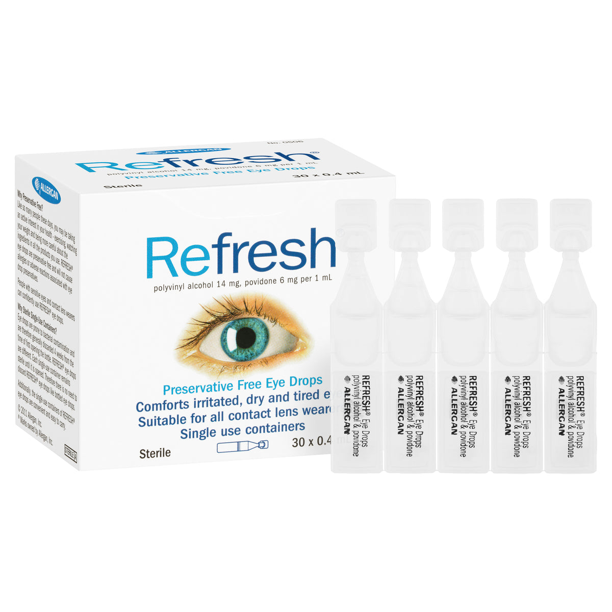 Refresh Eye Drops 0.4Ml Vial 30 | AHPC Pharmacy Outlet