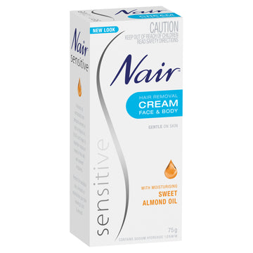 Nair Sens Sweet Almond Crm 75G