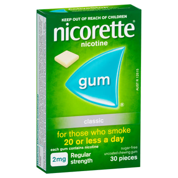 Nicorette Gum Classic 2Mg 30Pk