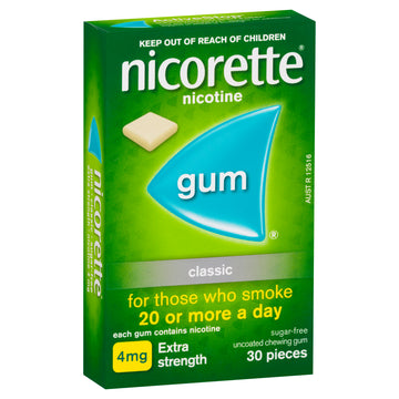Nicorette Gum Classic 4Mg 30Pk