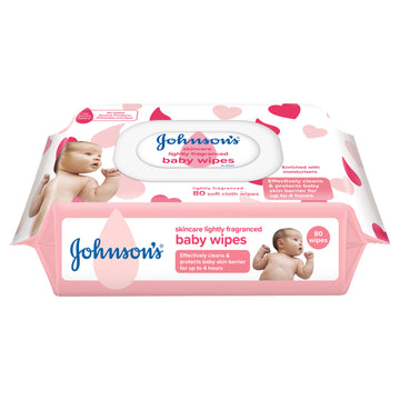 J&J Baby Wipes Skincare Refill 80Pk