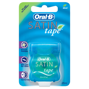Oral B Tape 25M Satin Floss Mint