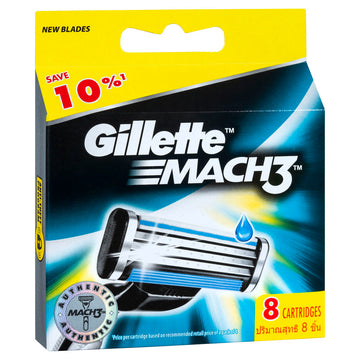 Gillette Mach 3 Cart 8Pk