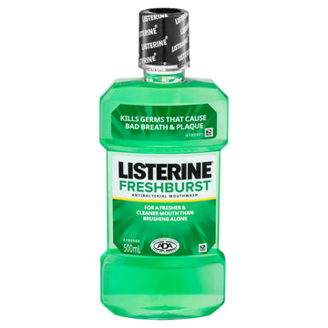 Listerine Freshburst Antibacterial Mouthwash 500Ml