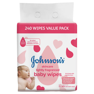 J&J Baby Wipes Skncare 80Pk