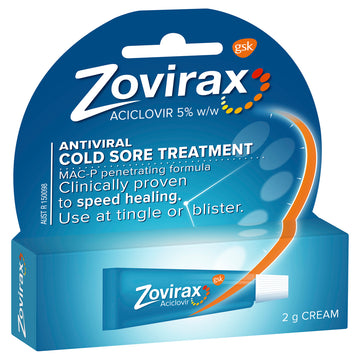 Zovirax Cold Sore Cream Tube 2G