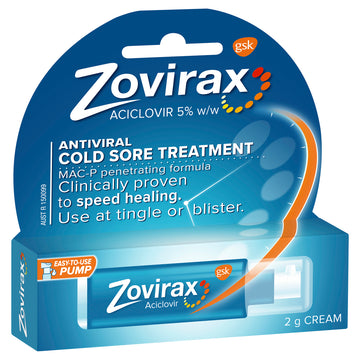 Zovirax Cold Sore Cream Pump 2G