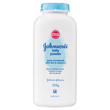 J&J Baby Pure Cornstarch & Aloe Pwd 255G