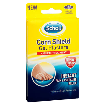Scholl Corn Clr Gel Plaster 6 Pk