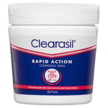 Clearasil Ultra Rapid Action Wipe 65Pk