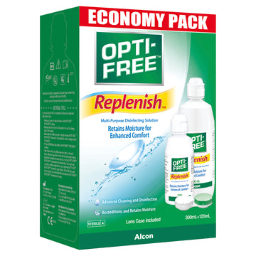 Opti Free Replenish Economy Pk 300+120Ml