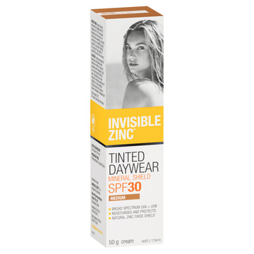 Inv Zinc Tinted Day Med Spf30+ Fce 50G