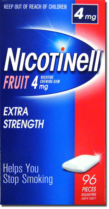 Nicotinell Gum Fruit 4Mg 96Pk