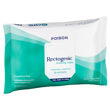 Rectogesic Cleansing Wipes 25Pk