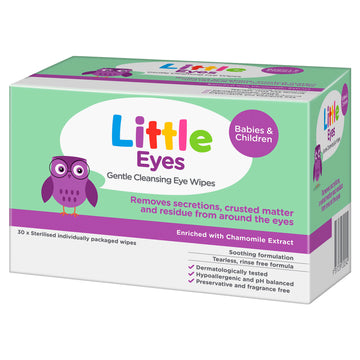Little Eyes Cleans Eye Wipes 30Pk
