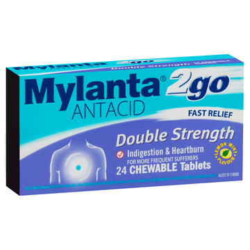 Mylanta2Go Dble Strength Chew 24Tab