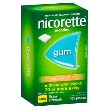 Nicorette Gum Fresh Fruit 4Mg 105Pk