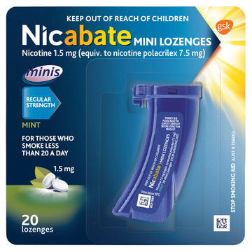 Nicabate Mini 1.5Mg 20 Lozenges